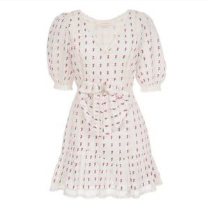 Loveshackfancy Lena Dress White Garden Multi